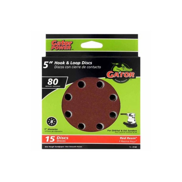 Gator Finishing 15PK 5 80G Sand Disc 4142 - main